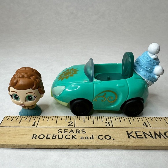 Disney Doorables ANNA from FROZEN  Let's Go Series 3 Figure & Vehicle NEW in Box - Picture 7 of 10